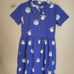 Star Wars x Cakeworthy grogu button up dress